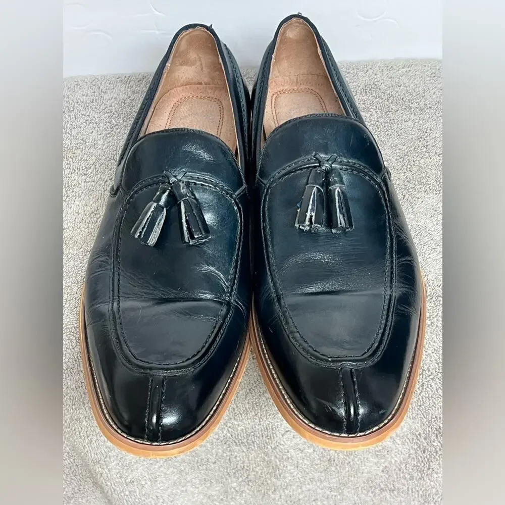 STACY ADAMS Men's Donovan Tassel Slip-on Loafer Oxford Size 11.5 M Color Black